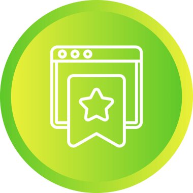 Modern simgenin vektör illüstrasyonu