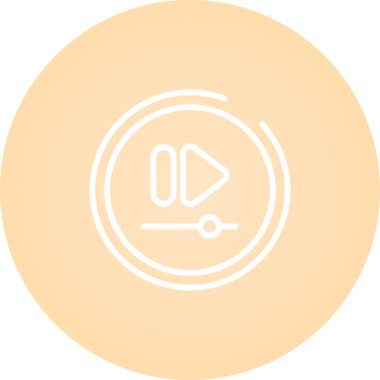 Benzersiz müzik simgesi vektör illüstrasyonu