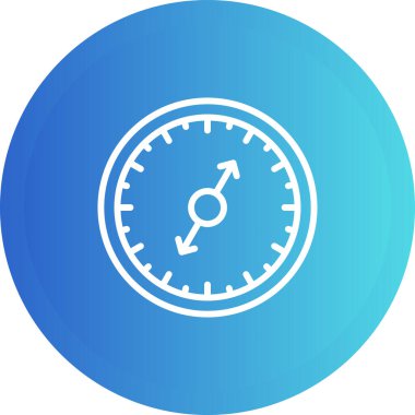 pusula simgesi web basit illüstrasyon