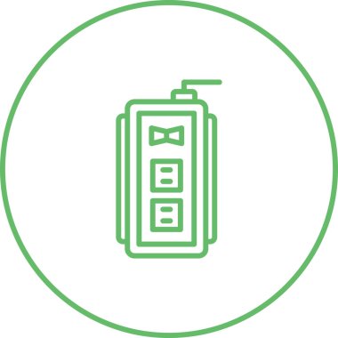 soket ağ simgesi vektör illüstrasyonu