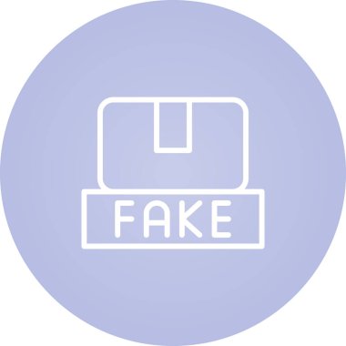 sahte dosya simgesi vektör illüstrasyon tasarımı