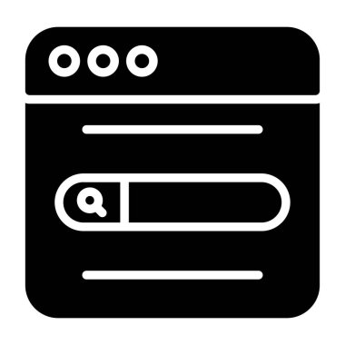 Geliştirme için Web simgesi. Vektör çizim