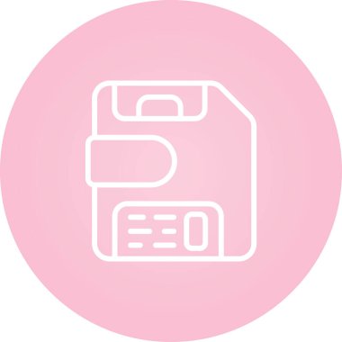 Dosya. Web simgesi basit illüstrasyon