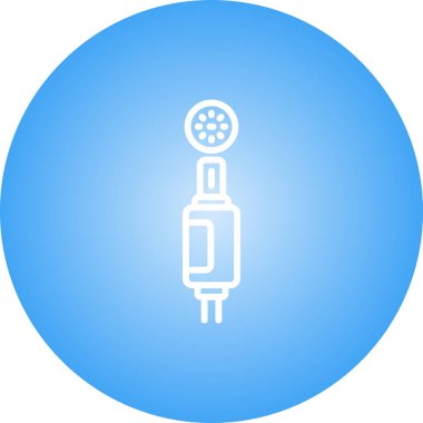 Benzersiz Radyo Vektörü Kabartma Simgesi