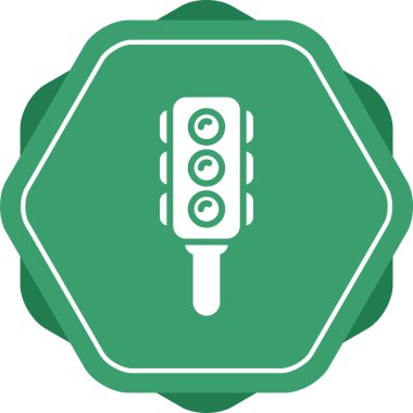 Trafik ışığı simgesi vektör