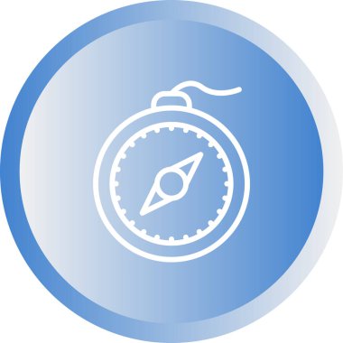 pusula simgesi web basit illüstrasyon