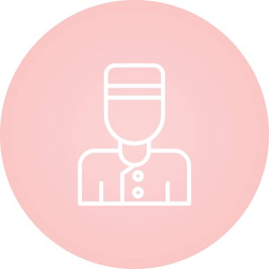 Bir doktorun vektör illüstrasyonu