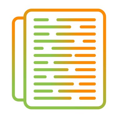 Kitap. Web simgesi basit illüstrasyon