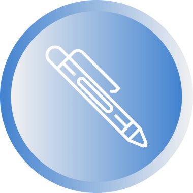 Bir kalem ağı simgesinin vektör illüstrasyonu