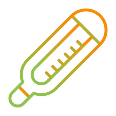 termometre ağ simgesi vektör çizimi