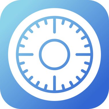 vektör saat simgesi, vektör illüstrasyonu