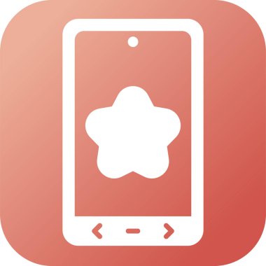 Mobil simge soyut grupta izole edildi