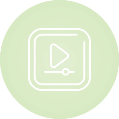 Oynatma düğmesi vektör çizimi