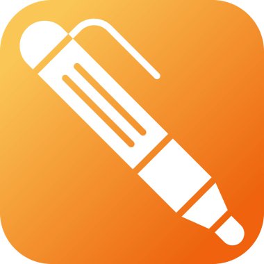 Bir kalem ağı simgesinin vektör illüstrasyonu