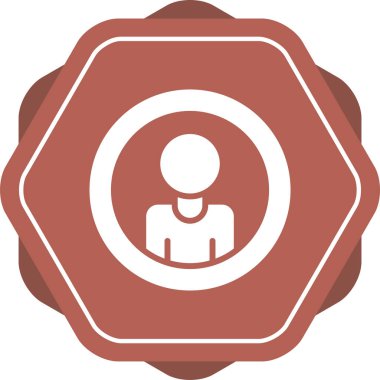 İnsan simgesinin vektör illüstrasyonu