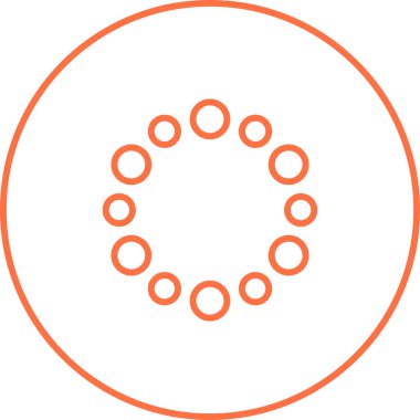 dairesel grafik vektör illüstrasyonu