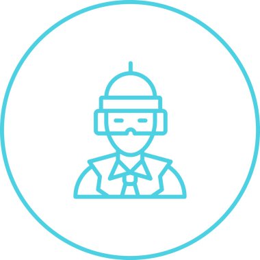 Modern insanın vektör çizimi