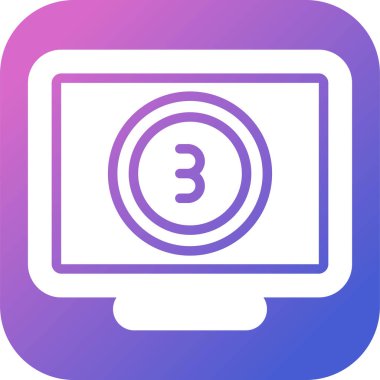 Modern b 'nin vektör illüstrasyonu eksik simgesi