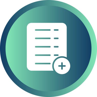 belge simgesi vektör illüstrasyonu