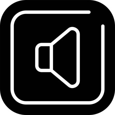 hoparlör simgesi vektör çizim