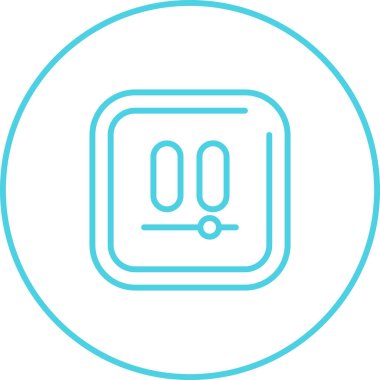 Modern b 'nin vektör illüstrasyonu eksik simgesi