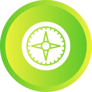 pusula simgesi web basit illüstrasyon