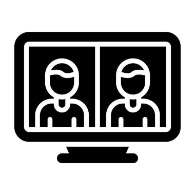 seo modern simgesinin vektör illüstrasyonu