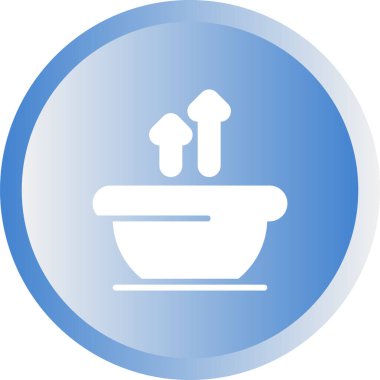 Küvet. Web simgesi basit illüstrasyon