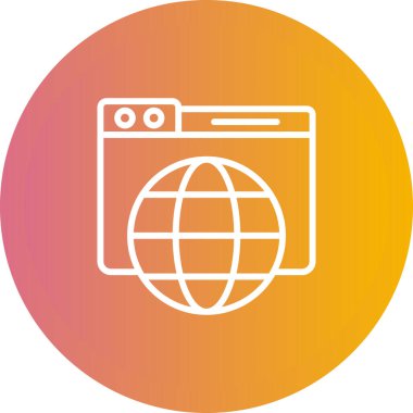 Seo simgesinin vektör illüstrasyonu