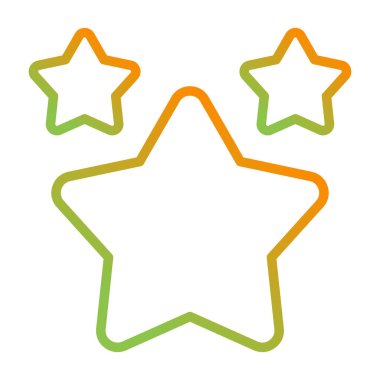 Yıldız simgesi vektör illüstrasyonu