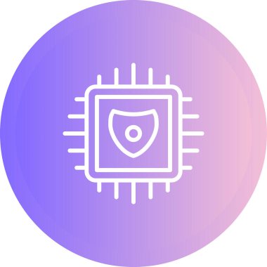 Sanal Sunucu Web simgesi vektör illüstrasyonu