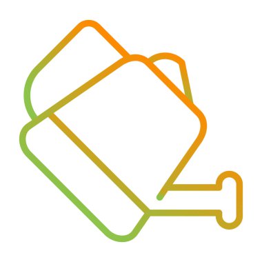 Bir içeceğin çizgi film ikonunun vektör çizimi