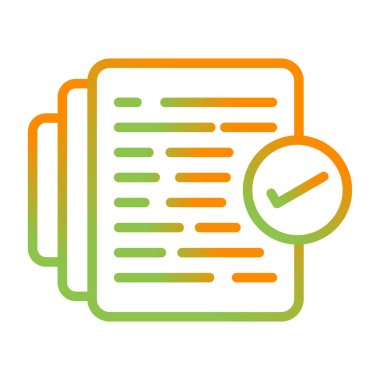 Kalem simgesi vektörlü belge. İnce çizgi işareti. izole edilmiş sınır sembolü çizimi