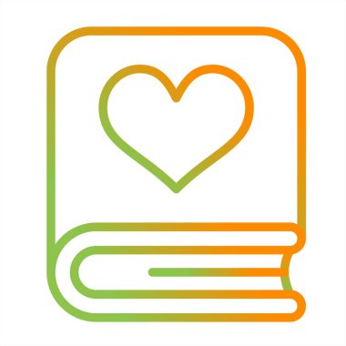 kitap simgesi vektör illüstrasyonu