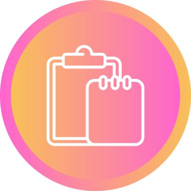 Çanta simgesinin vektör illüstrasyonu