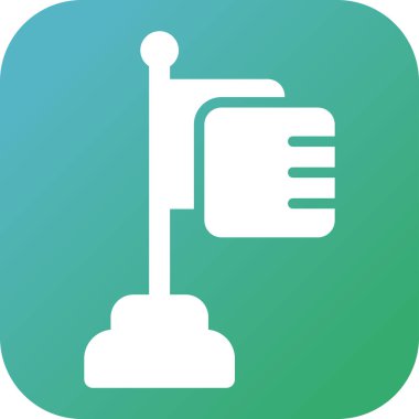 Modern b 'nin vektör illüstrasyonu eksik simgesi