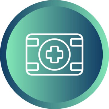 Tıbbi ve sağlık simgesinin vektör illüstrasyonu