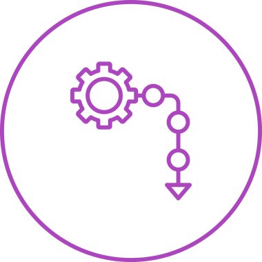 dişli simgesi vektör illüstrasyonu.