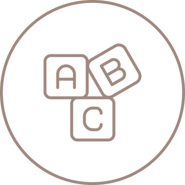 b & b alfabesinin vektör illüstrasyon simgesi