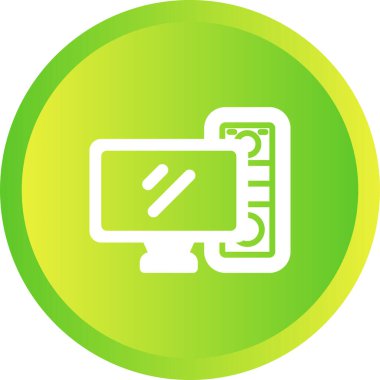 Bilgisayar web simge vektör çizim