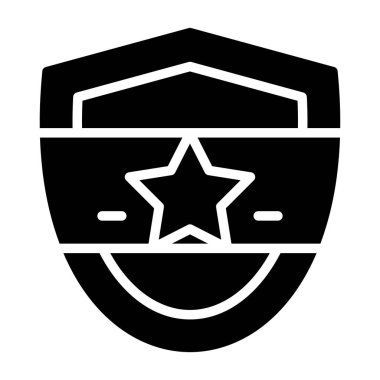 Web simgesi, vektör çizim kalkan 