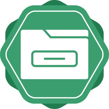 dosya dizinleri simgesi, vektör illüstrasyonu 