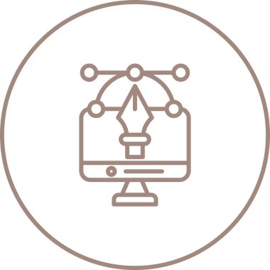 seo modern simgesinin vektör illüstrasyonu