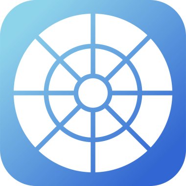 Modern simgenin vektör illüstrasyonu