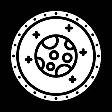 Modern simgenin vektör illüstrasyonu