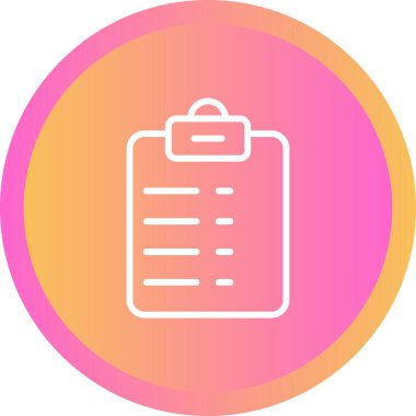 Belge simgesinin vektör illüstrasyonu