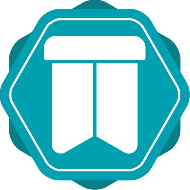 Modern b 'nin vektör illüstrasyonu eksik simgesi