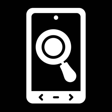 akıllı telefon simgesi, vektör illüstrasyonu basit tasarım