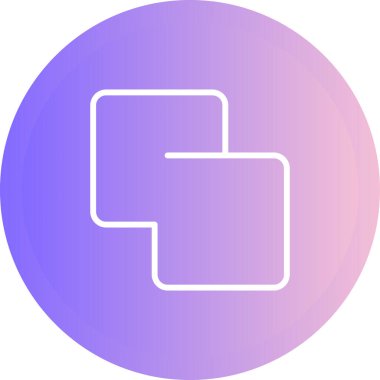 Benzersiz tasarım vektörü simgesi