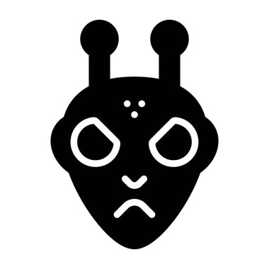 vector illustration of a sad face icon